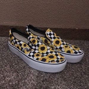 sunflower platform vans